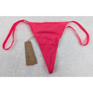 NWT SKIMS Size 2X Ultra Pink Everyday Micro Thong brighter than pics 0929